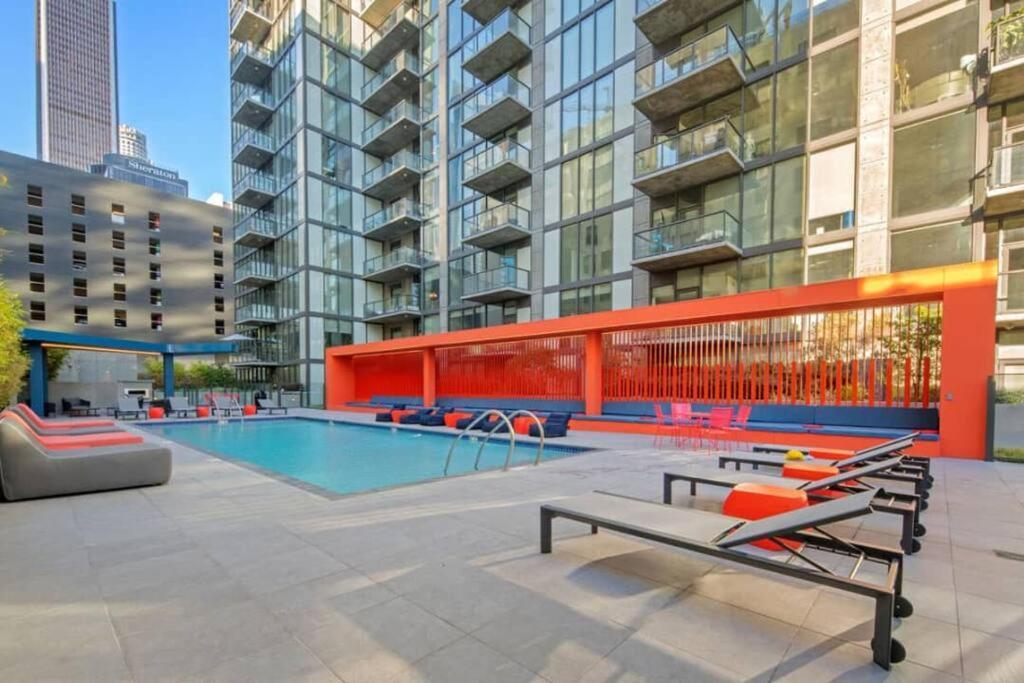 Top Floor High Rise 3 Bed Dtla Skyscraper Penthouse Los Angeles Esterno foto