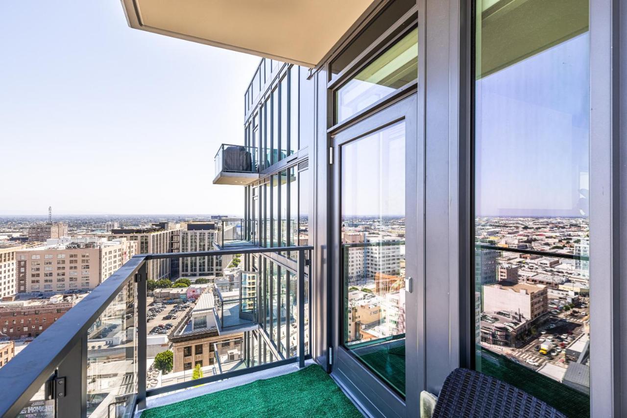 Top Floor High Rise 3 Bed Dtla Skyscraper Penthouse Los Angeles Esterno foto