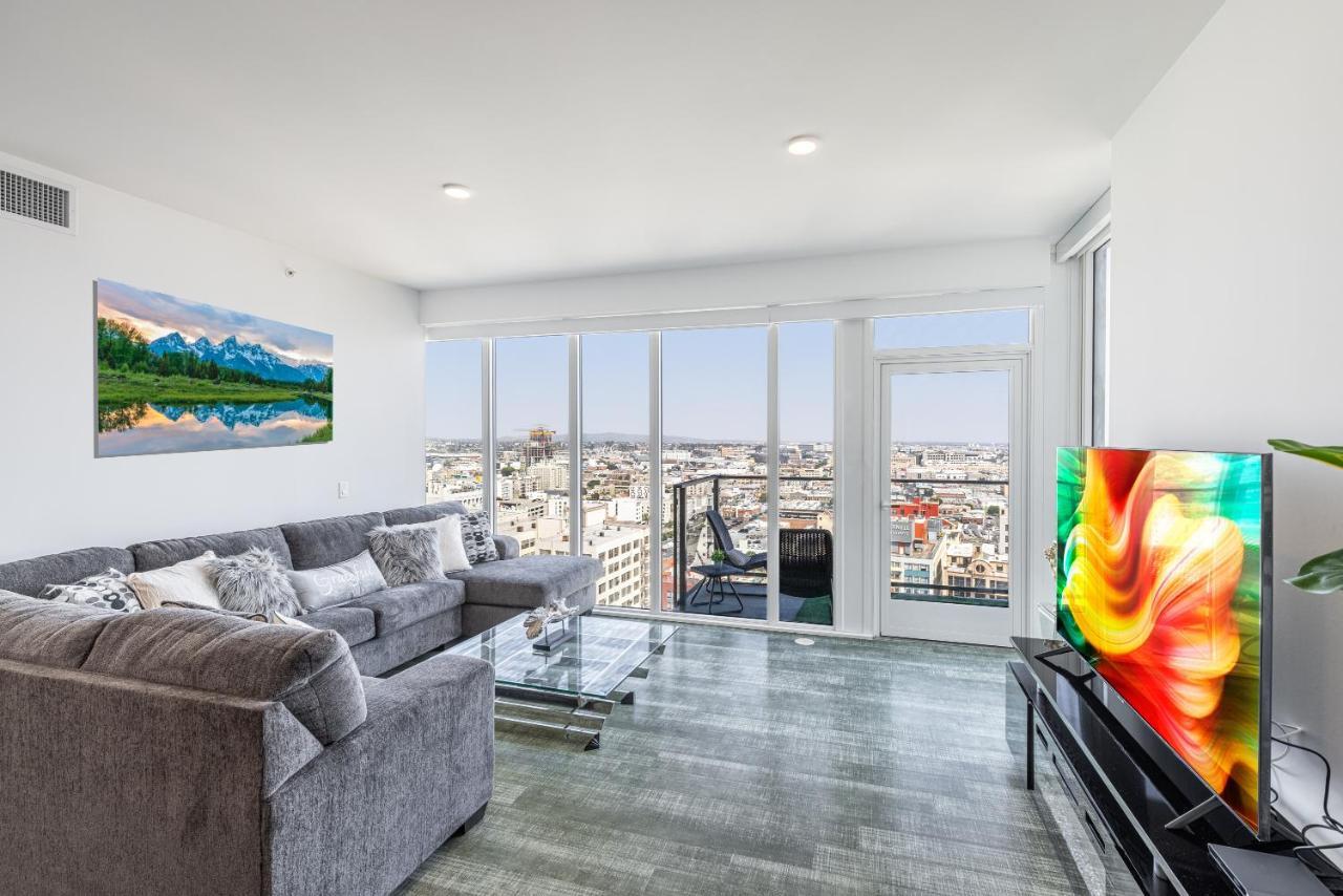 Top Floor High Rise 3 Bed Dtla Skyscraper Penthouse Los Angeles Esterno foto