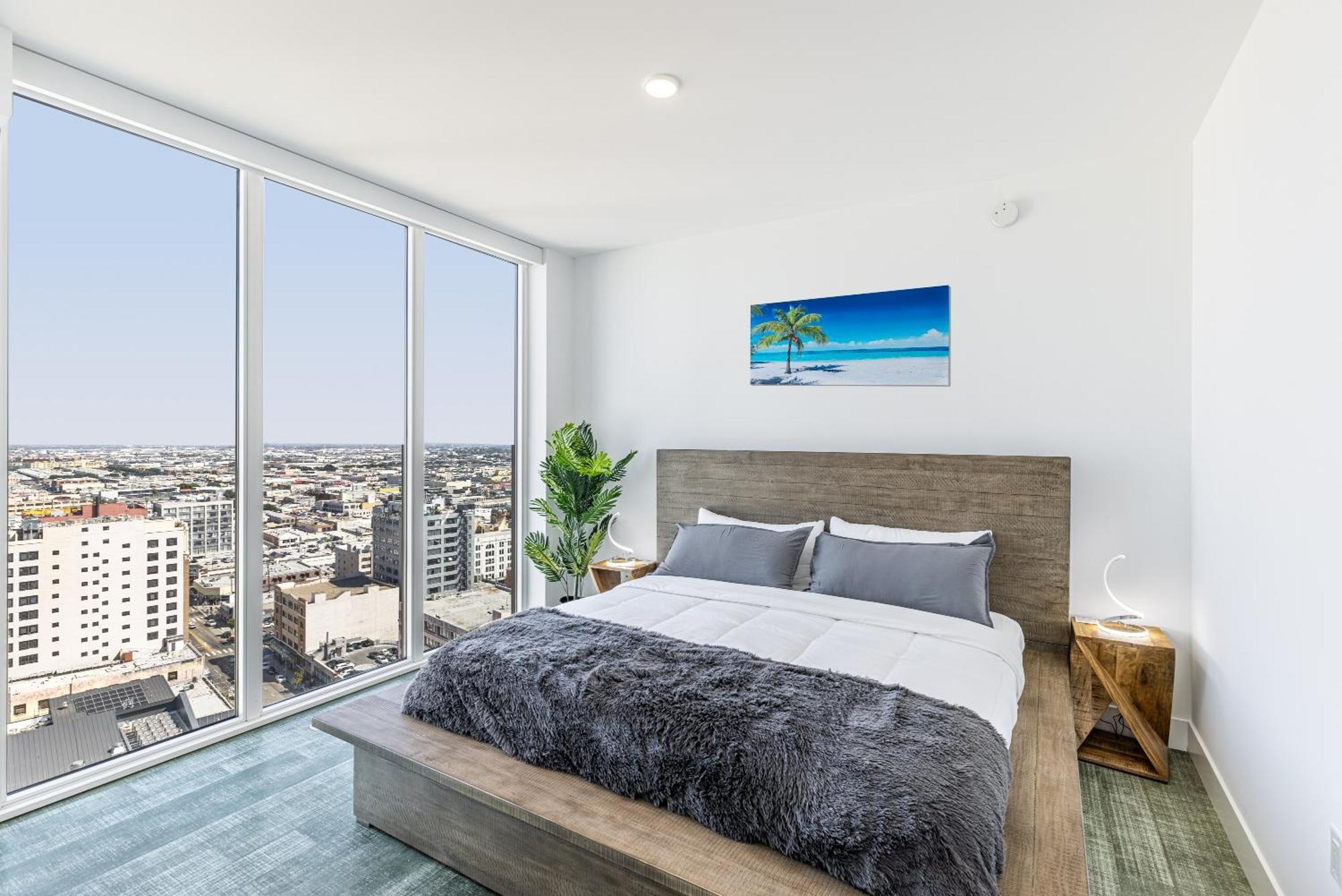 Top Floor High Rise 3 Bed Dtla Skyscraper Penthouse Los Angeles Esterno foto