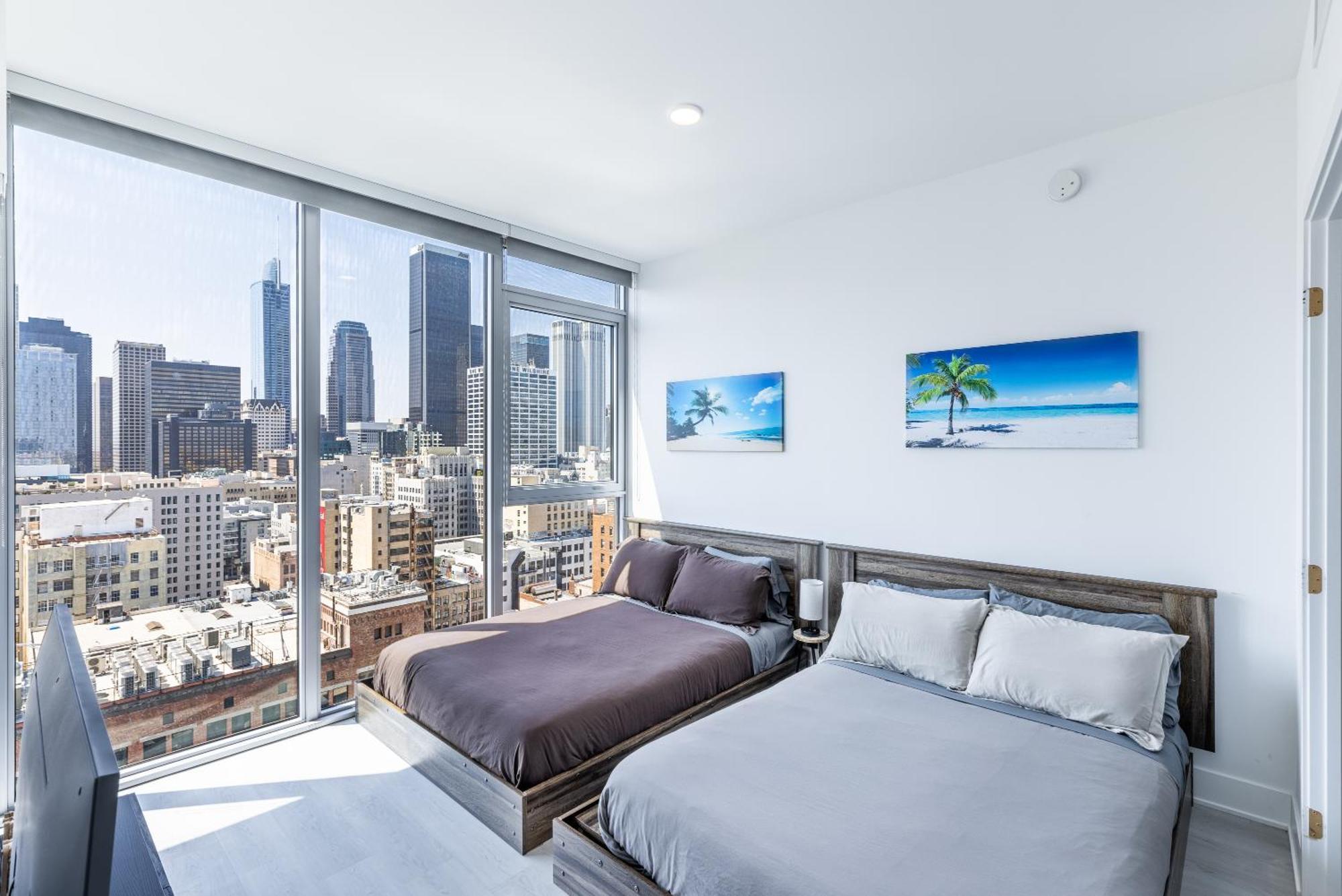 Top Floor High Rise 3 Bed Dtla Skyscraper Penthouse Los Angeles Esterno foto