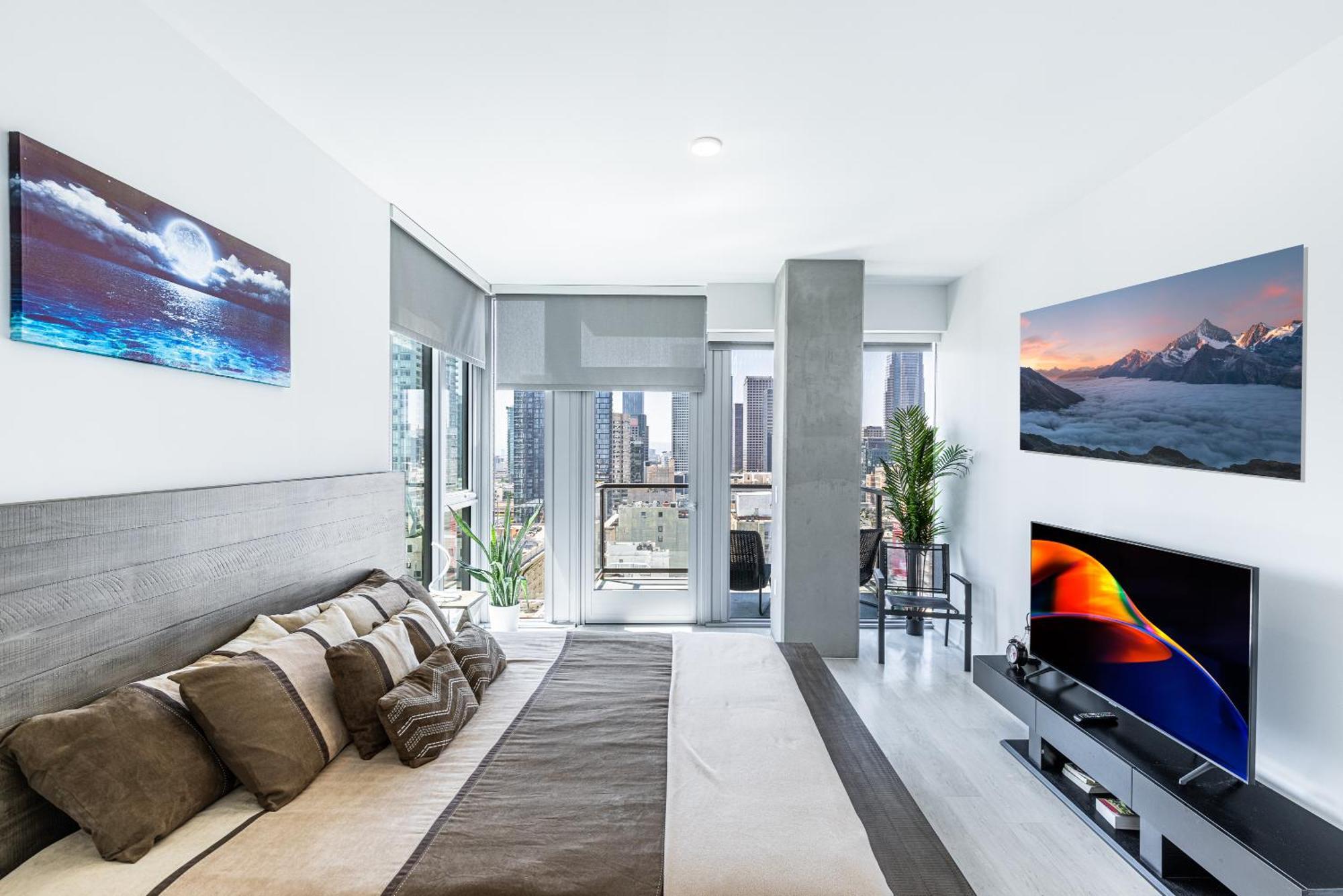 Top Floor High Rise 3 Bed Dtla Skyscraper Penthouse Los Angeles Esterno foto